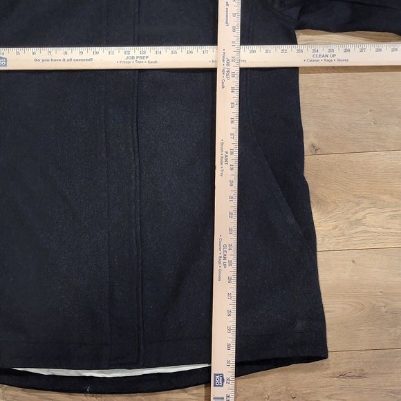 Pendleton Wool Gray Huntington Bay Print Rainbow Lined Coat Women's Size L - Picture 12 of 12